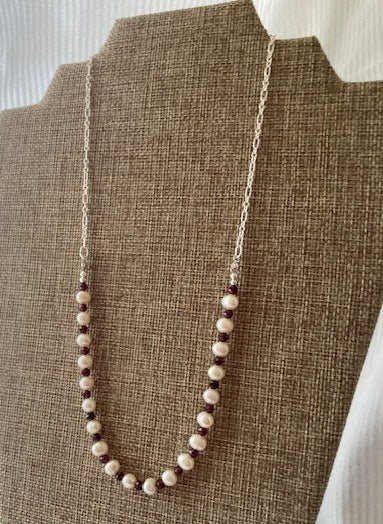 Pearl & Garnet 01-43 ~~ SOLD