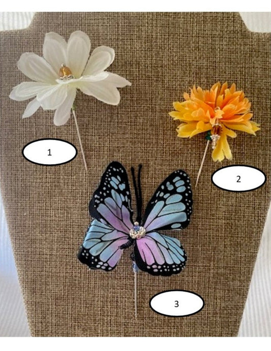 Flowers & Butterflies Pins