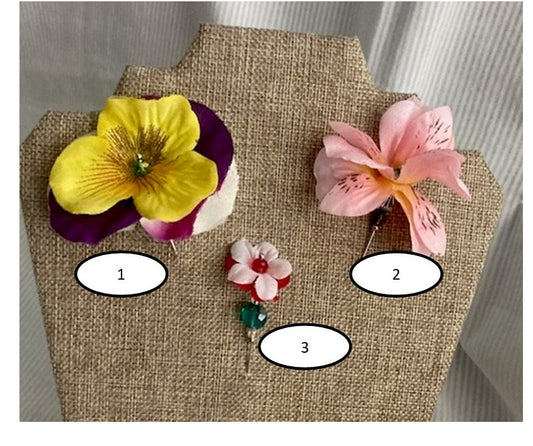 Spring Flower Lapel Pins - 2